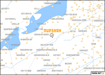 map of Nūr Shāh