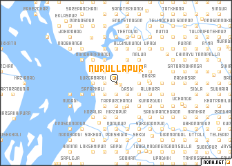 map of Nurullāpur