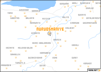 map of Nuruosmaniye