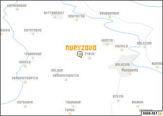 map of Nuryzovo