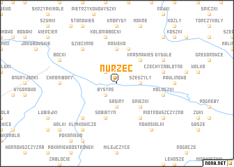 map of Nurzec