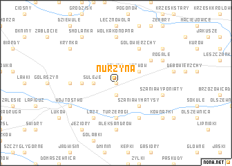 map of Nurzyna