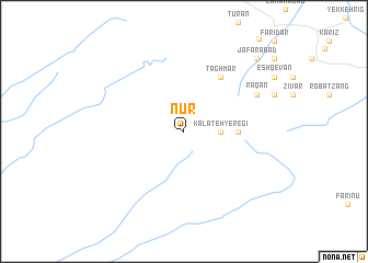 map of Nūr