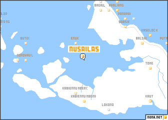 map of Nusailas