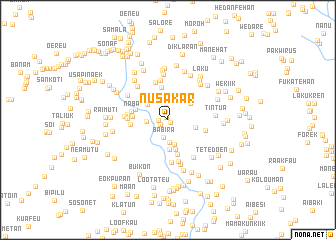 map of Nusakar