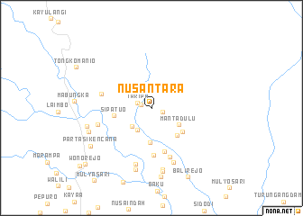 map of Nusantara