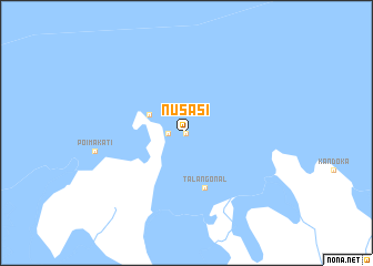 map of Nusasi