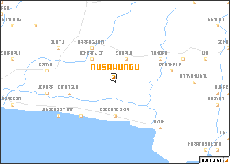 map of Nusawungu