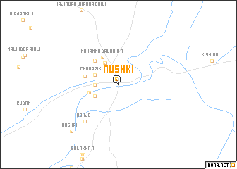 map of Nushki