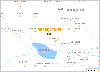 map of Nūsh Qayahsī