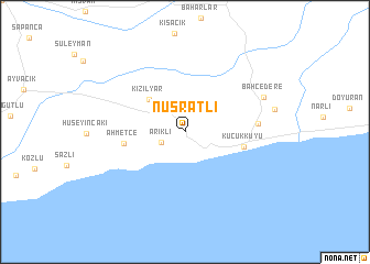 map of Nusratlı