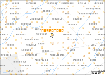 map of Nusratpur