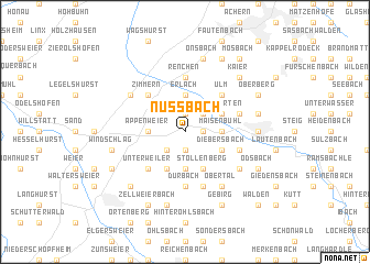 map of Nußbach