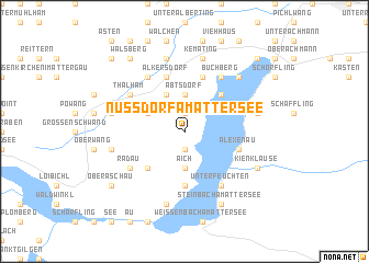 map of Nussdorf am Attersee