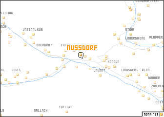 map of Nußdorf