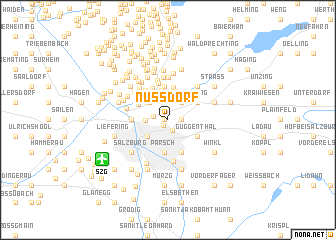 map of Nußdorf