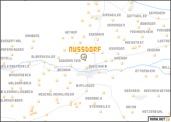 map of Nußdorf