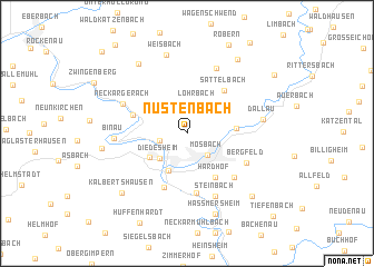 map of Nüstenbach