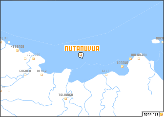 map of Nutanuvua