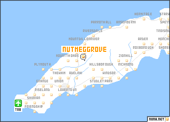 map of Nutmeg Grove