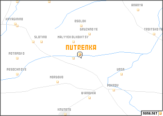 map of Nutrënka