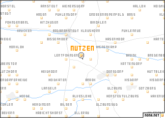 map of Nützen