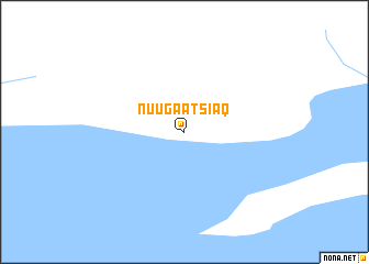 map of Nuugaatsiaq