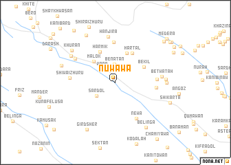 map of Nuwāwā