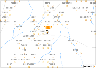 map of Nuwe