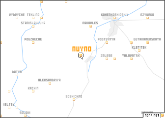 map of Nuyno