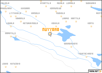 map of Nuyyama