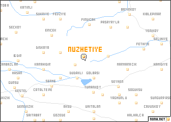 map of Nüzhetiye