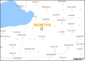 map of Nüzhetiye