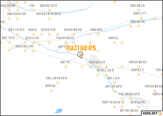 map of Nüziders
