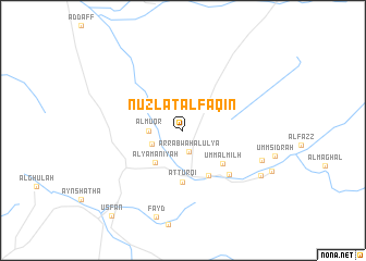 map of Nuzlat al Faqīn