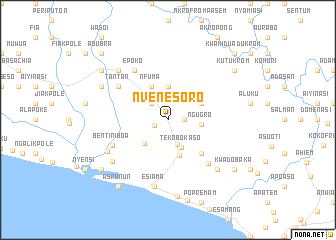 map of Nvenesoro