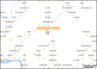 map of Nvengayong