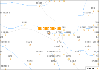 map of Nwaba Aokwu