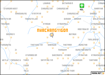 map of Nwachangyigon