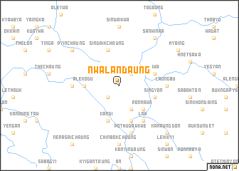 map of Nwalandaung