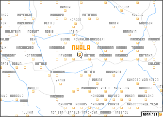 map of Nwala