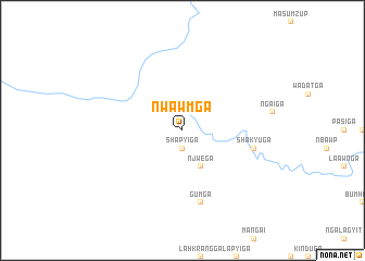 map of Nwawm Ga