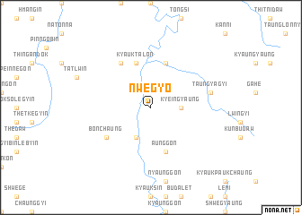 map of Nwegyo