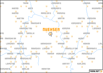 map of Nwè-hsem