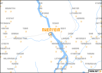 map of Nwenyein