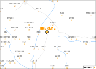 map of Nwereme