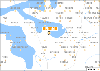 map of Nworon