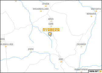 map of Nyabera