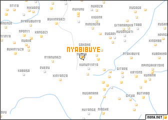 map of Nyabibuye