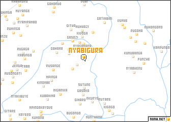 map of Nyabigura